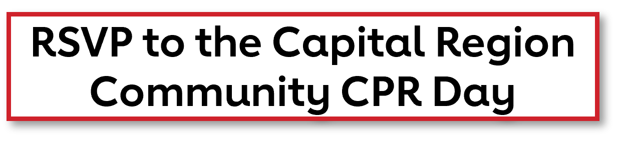 RSVP to the Capital Region Community CPR Day Button